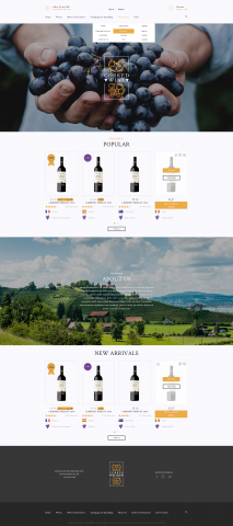 Сайт "Corked-Wine"