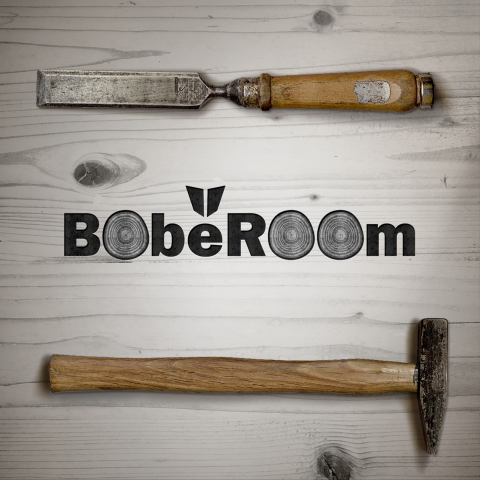 Создание логотипа для мастерской столярных работ «BoberRoom».