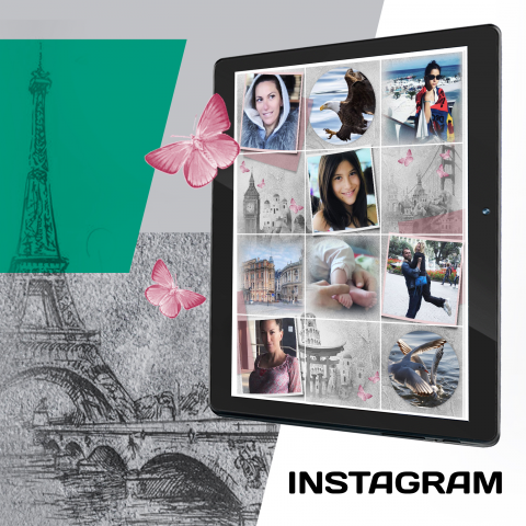 Дизайн ленты в instagram