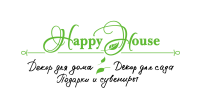 Логотип сети магазинов товаров для дома "Happy House"