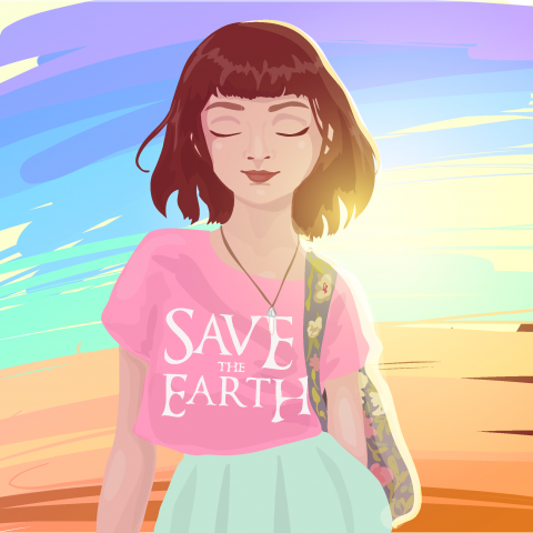 girl-save the earth