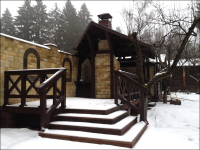 Беседка с барбекю