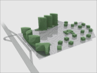 Концепция застройки микрорайона 18га