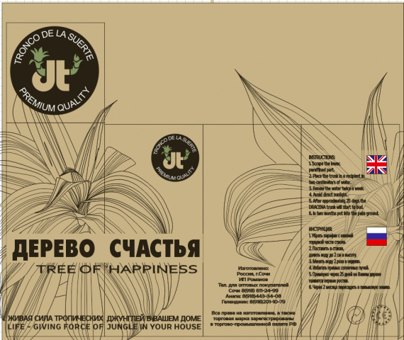 Разработка упаковки для растения