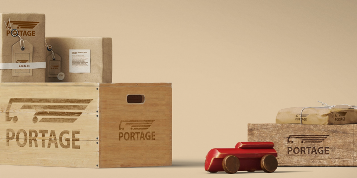 Разработка логотипа транспортной компании - Portag