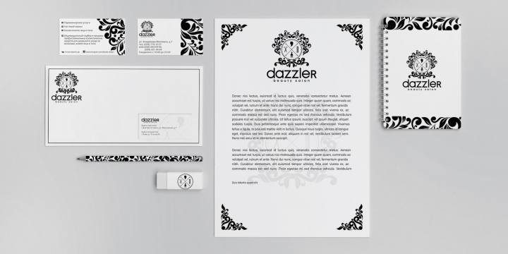 Разработка логотипа и фирменного стиля - Dazzler