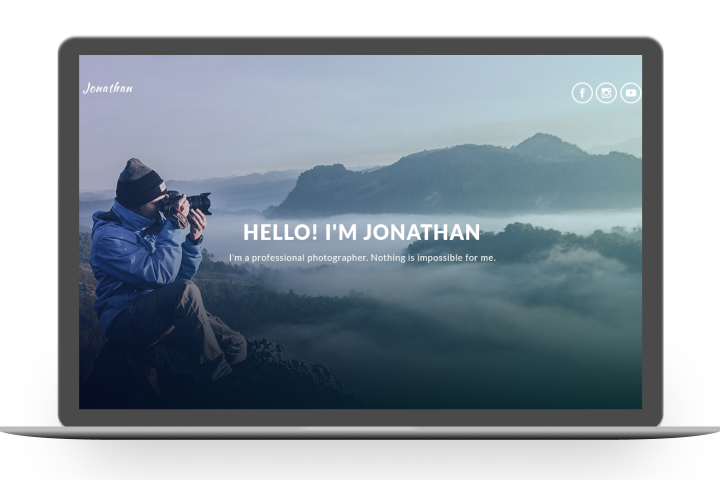 Photographer portfolio