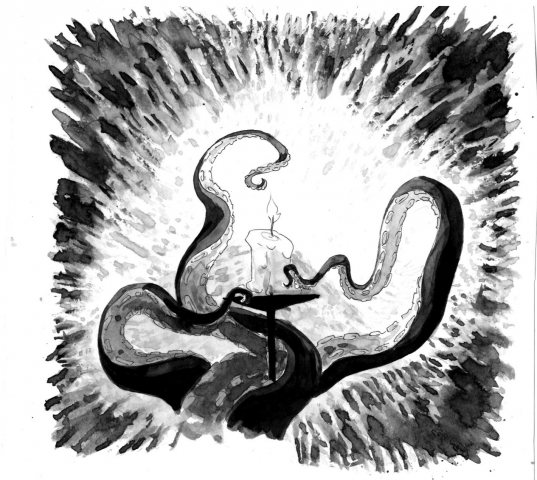 Свеча и щупальца