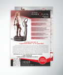 плакат фитнес студии Power plate