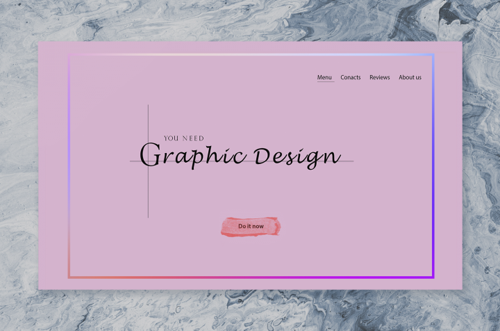 Сайт-визитка мини дизайн бюро