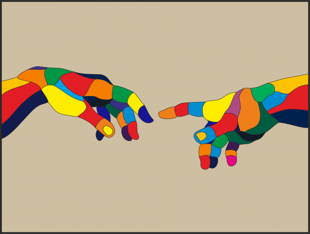 Микеланжелло руки