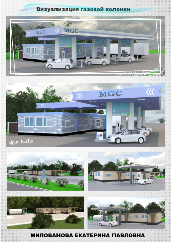 Визуализация газовой колонки