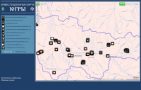 Сайт на API Яндекс карты "Инвестиционная карта Югры"