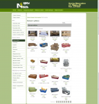 Сайт магазина "Мебель здесь" версия 2009 года, внутрянка