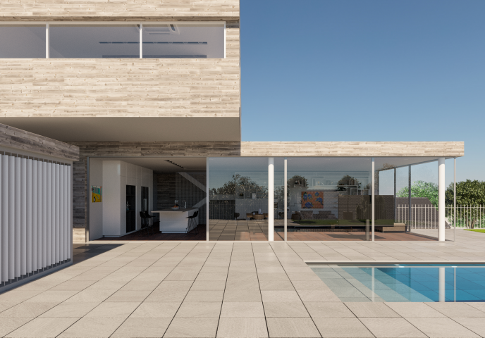 Dual House by Axelrod Architects