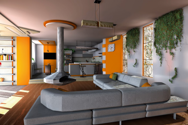 Интерьер квартиры стиль урбанистический