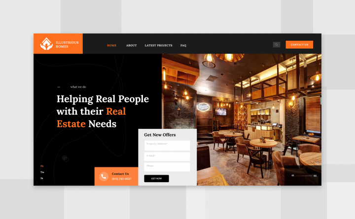 landing page