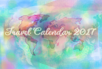 Travel calendar cover 2017