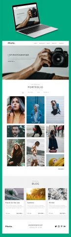 Сайт-портфолио для фотографа