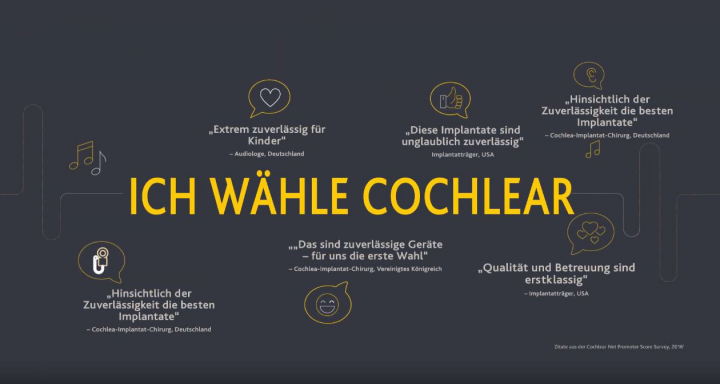 Рекламный ролик слуховых аппаратов Cochlear