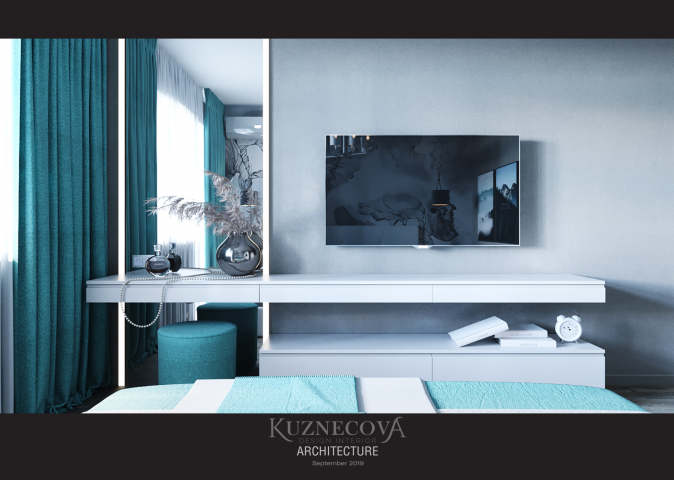 Дизайн и визуализация квартиры 80 м.кв.