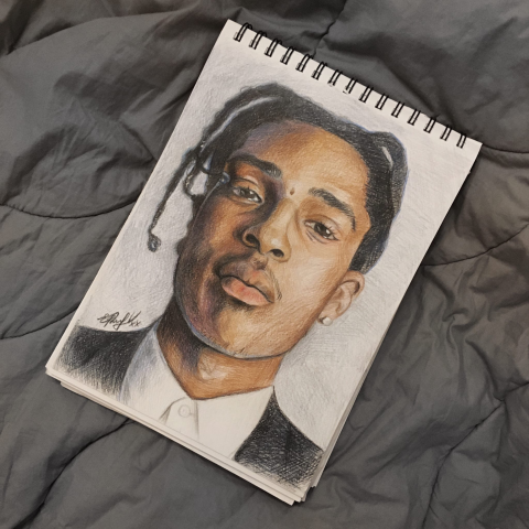 Портрет A$AP Rocky