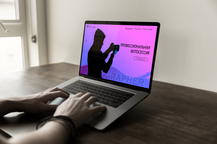 Лендинг для фотографа