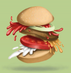 Levitation burger