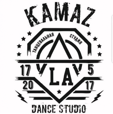 Логотип для студии танца KAMAZ