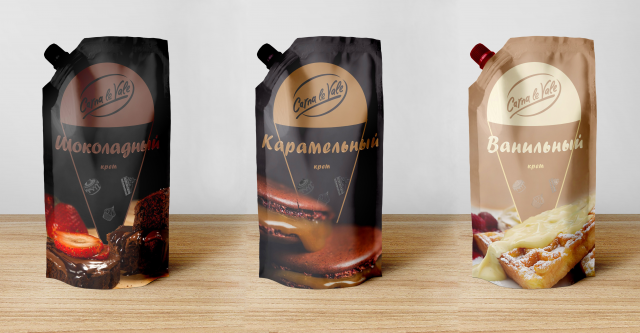 Packing for confectionery creams