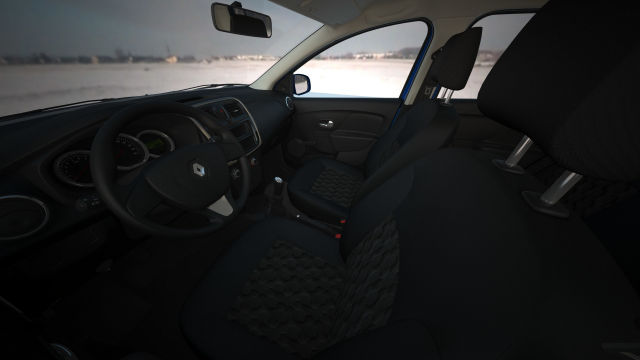 Renault Logan Present 2014 - Интерьер