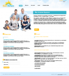 верстка сайта компании sunhouse