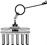 брелок Брандербургские ворота