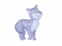 Сиреневый кот