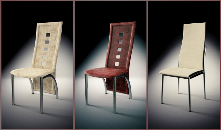 Стулья - моделирование и визуализация