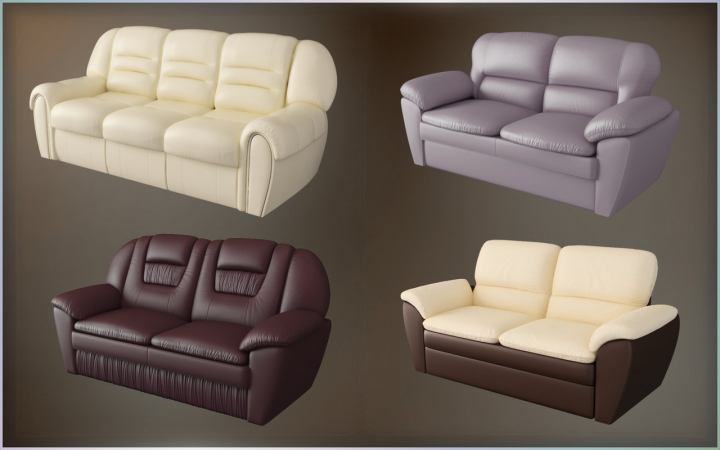 Диваны - моделирование и визуализация