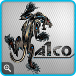 Логотип для игрового клана "Alco TEAM"