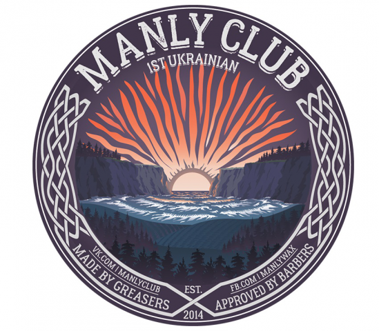 Manly Club Stickers