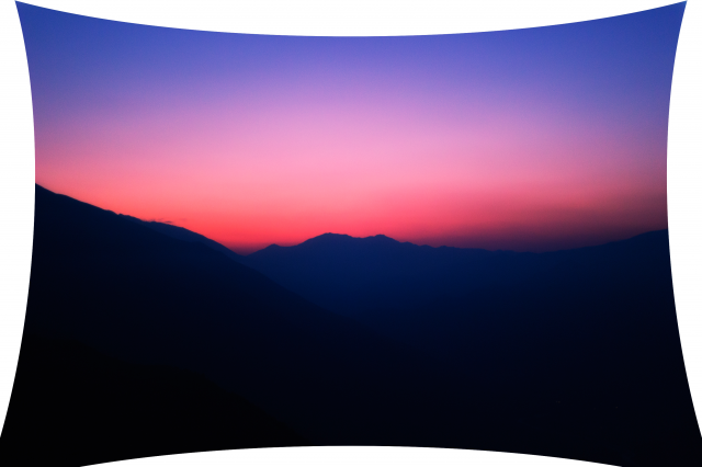 Закат в горах