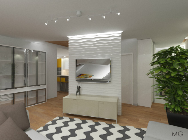 ЖК "Олимп" Гостиная.