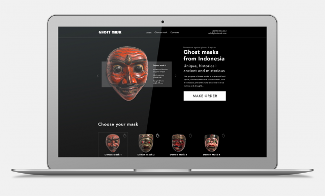 Интернет-магазин индонезийских масок