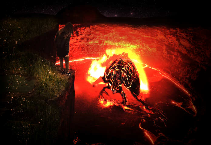 Volcano demon