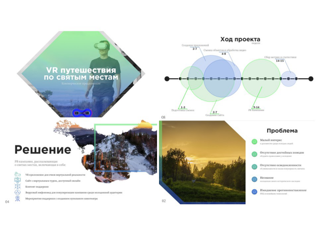 Инвесторская презентация для VR - путешествий