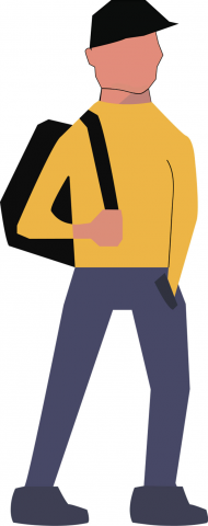 Human Illustration as a vector