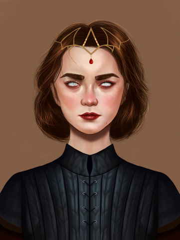 Арья Старк (рисунок)
