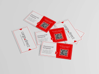 визитка для сервиса в сфере логистики