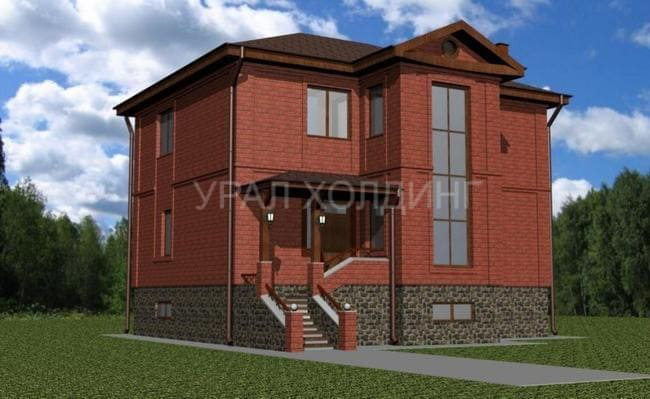 Дом из керамических блоков "Поротерм" с. Кунгурка