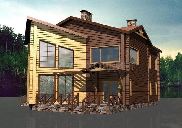 Проект деревянного дома №07