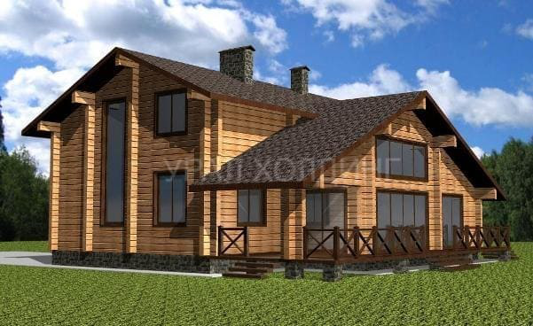Проект деревянного дома № 6