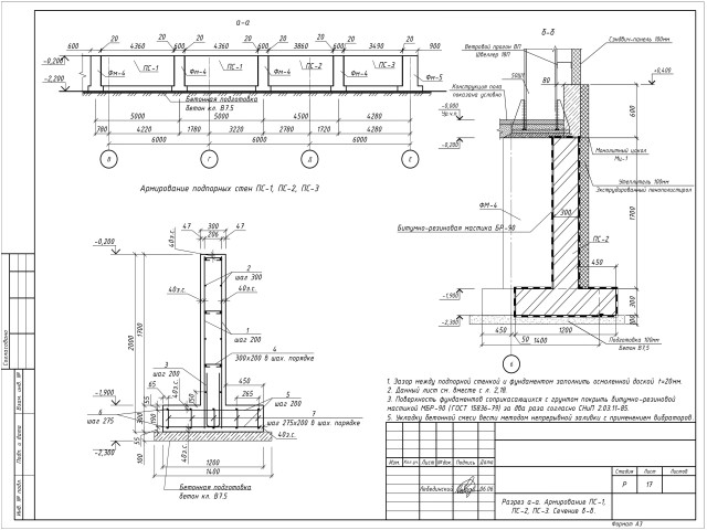 Подпорная стена